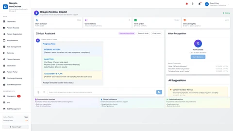 AI Assistant - Healthcare Portal Interface